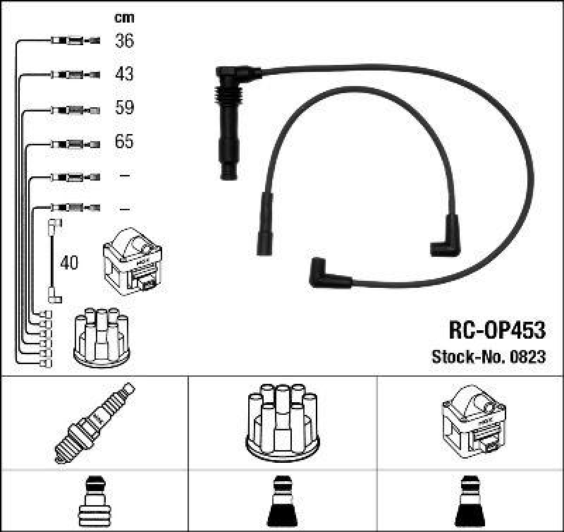 NGK Ignition Cable Kit