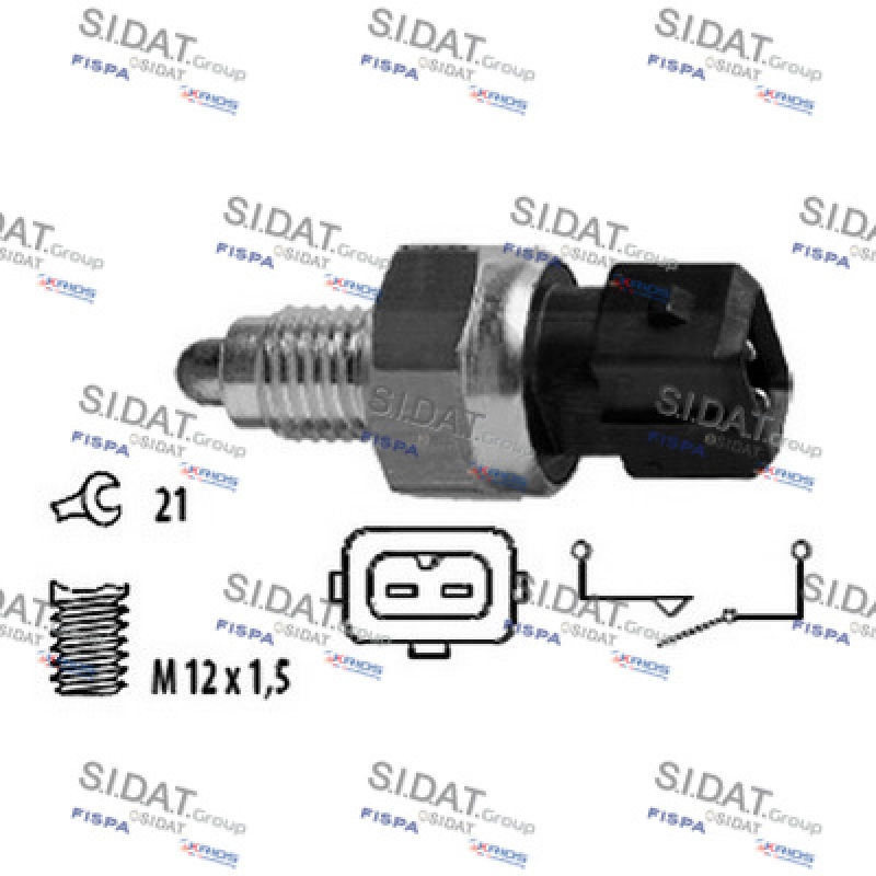 SIDAT Schalter, Rückfahrleuchte