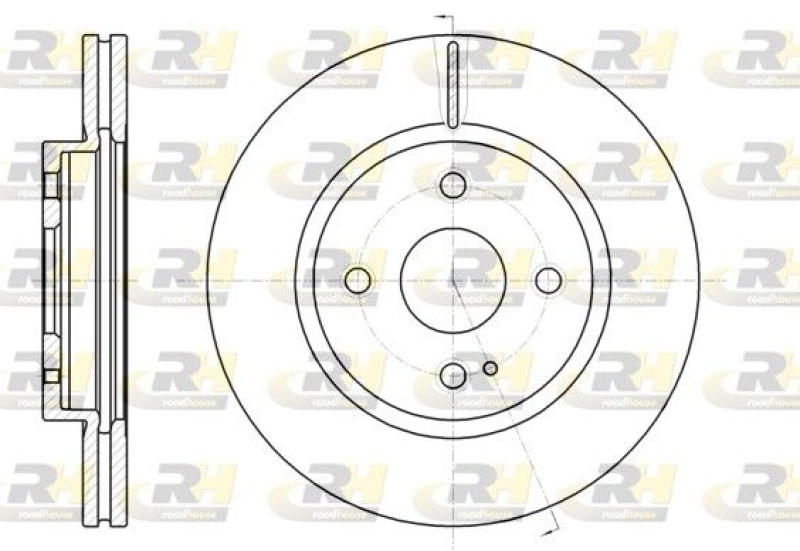 2x ROADHOUSE Bremsscheibe