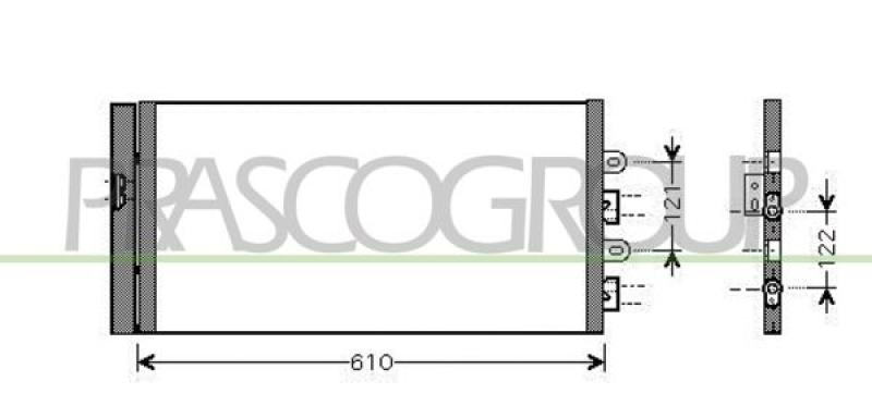 PRASCO Kondensator, Klimaanlage PrascoSelection