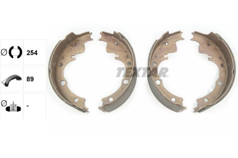 TEXTAR Bremsbackensatz 91033600