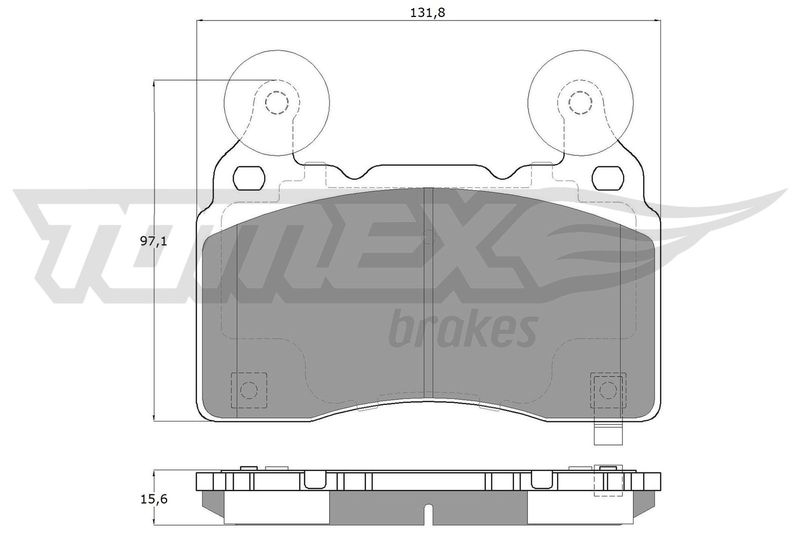 TOMEX Brakes Bremsbelagsatz, Scheibenbremse