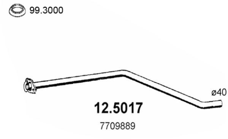 ASSO Abgasrohr