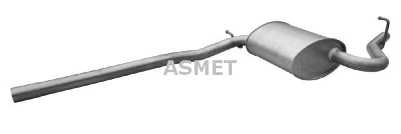 ASMET Centre Muffler