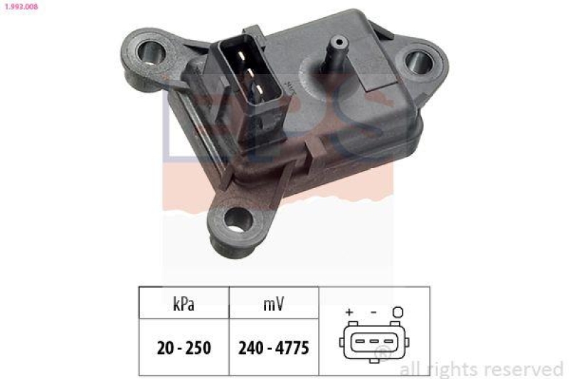 EPS Luftdrucksensor, Höhenanpassung Made in Italy - OE Equivalent