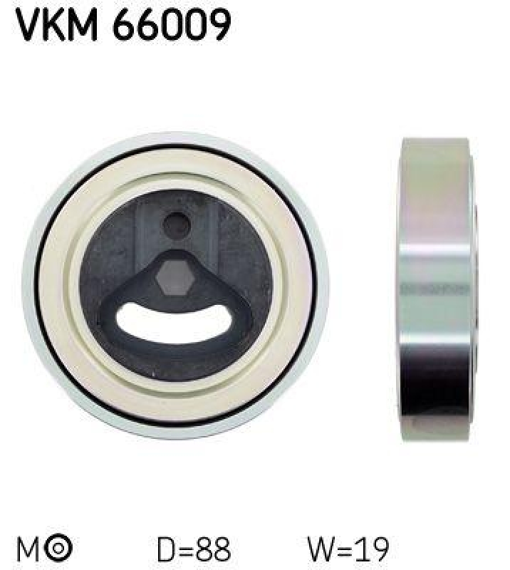 SKF Tensioner Pulley, V-ribbed belt