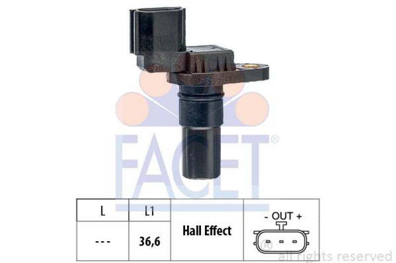 FACET Drehzahlsensor, Automatikgetriebe Made in Italy - OE Equivalent