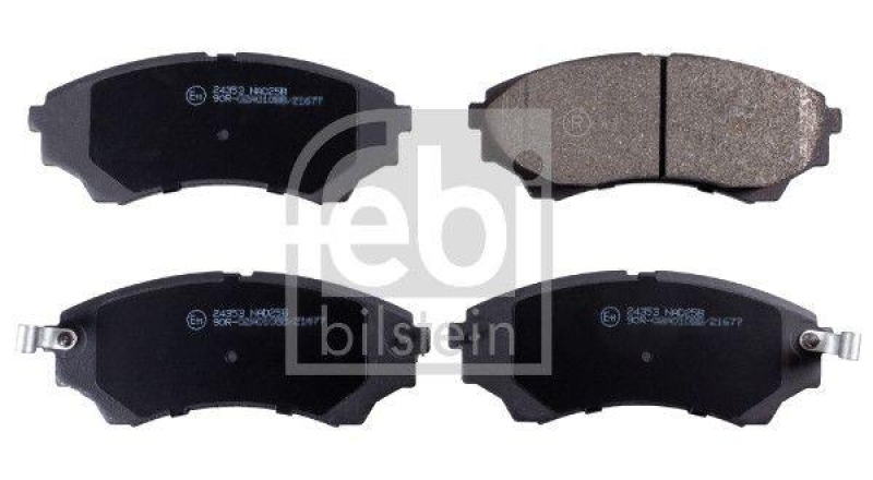 FEBI BILSTEIN Bremsbelagsatz, Scheibenbremse 16739