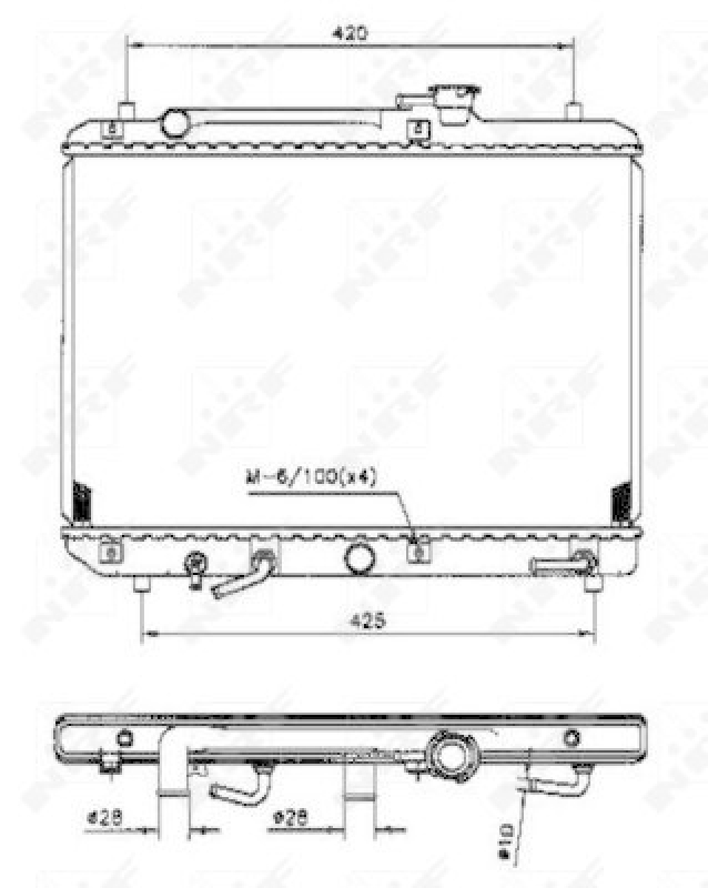 NRF Radiator, engine cooling