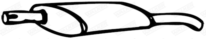 WALKER Endschalld&auml;mpfer 70324