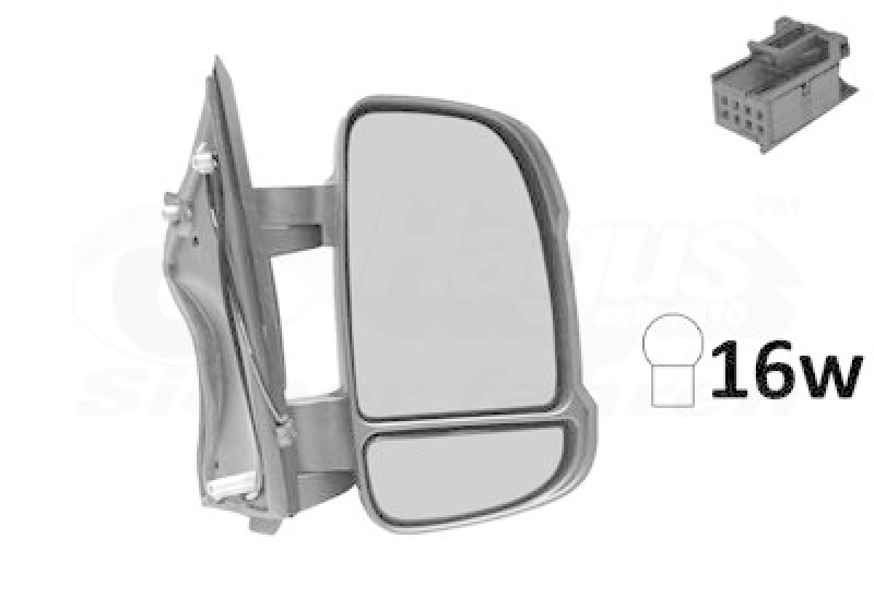 VAN WEZEL Outside Mirror HAGUS