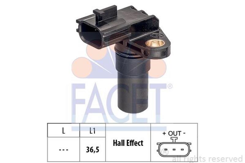 FACET RPM Sensor, automatic transmission Made in Italy - OE Equivalent