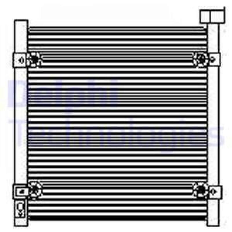 DELPHI Kondensator, Klimaanlage