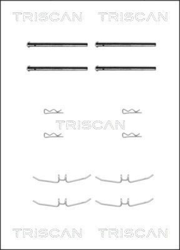 TRISCAN Zubeh&ouml;rsatz, Scheibenbremsbelag 8105 271192