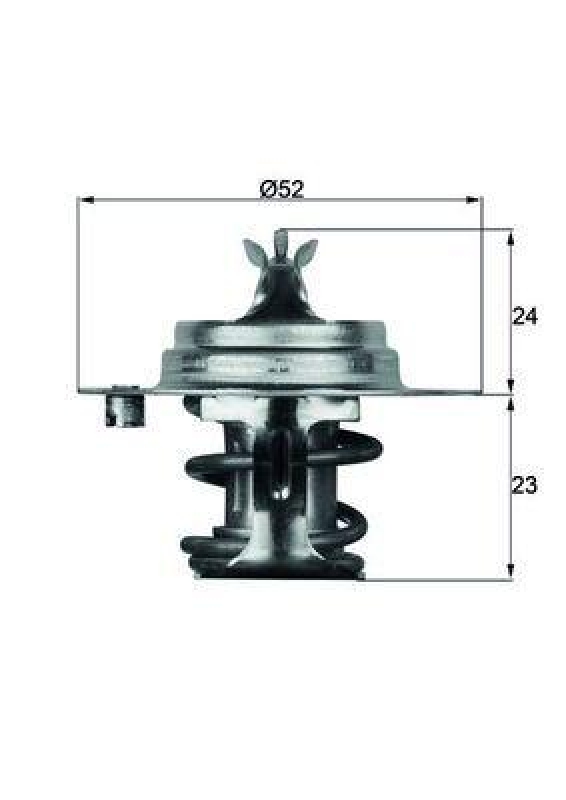 MAHLE Thermostat, coolant