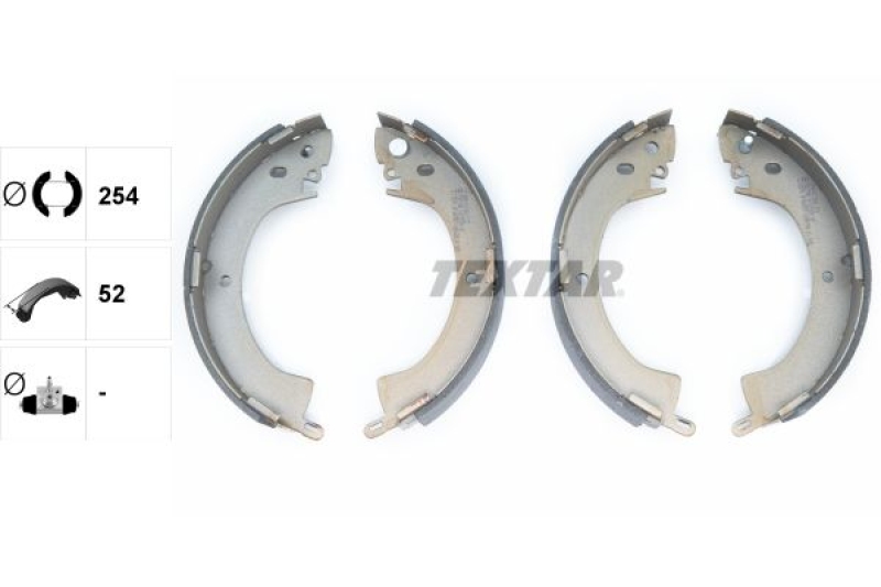 TEXTAR Brake Shoe Set