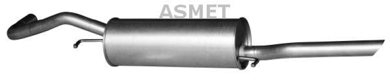 ASMET Rear Muffler