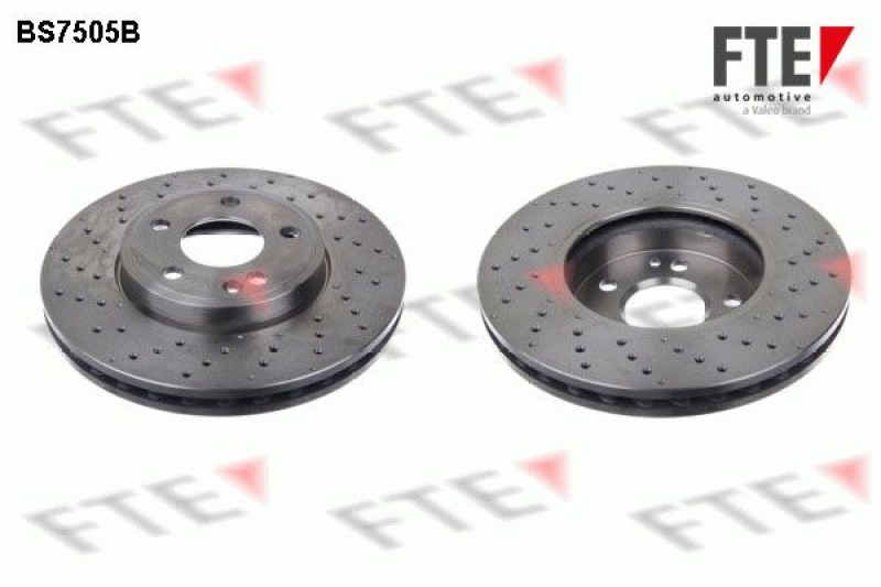 2x FTE Brake Disc COATED RANGE