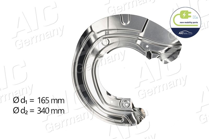 AIC Spritzblech, Bremsscheibe NEW MOBILITY PARTS