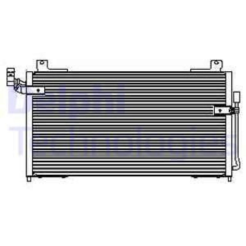 DELPHI Condenser, air conditioning