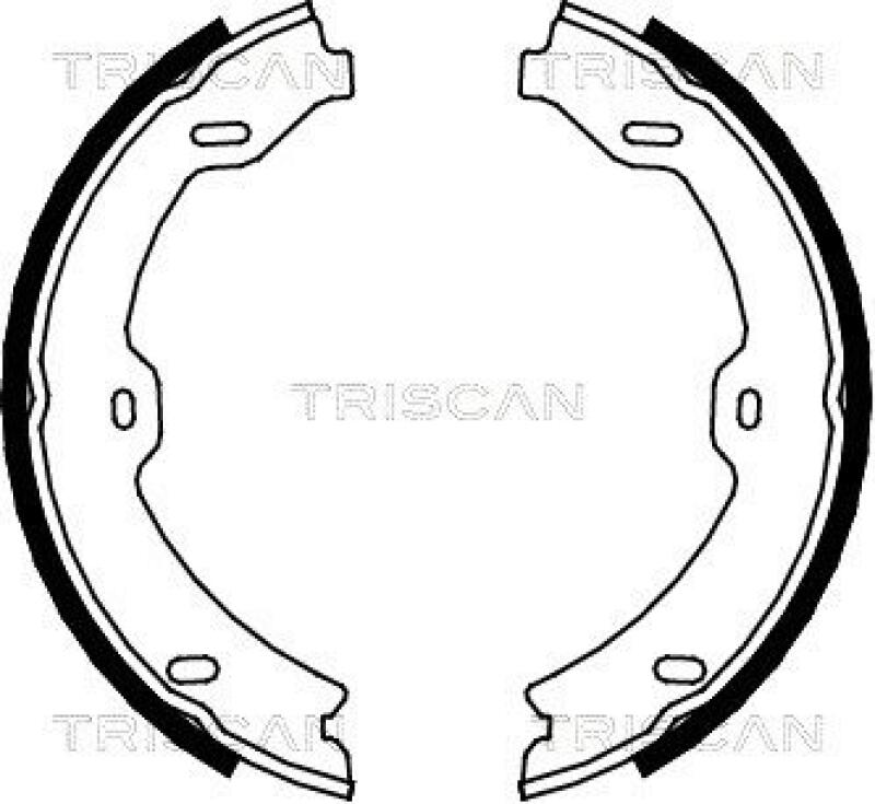 TRISCAN Bremsbackensatz, Feststellbremse