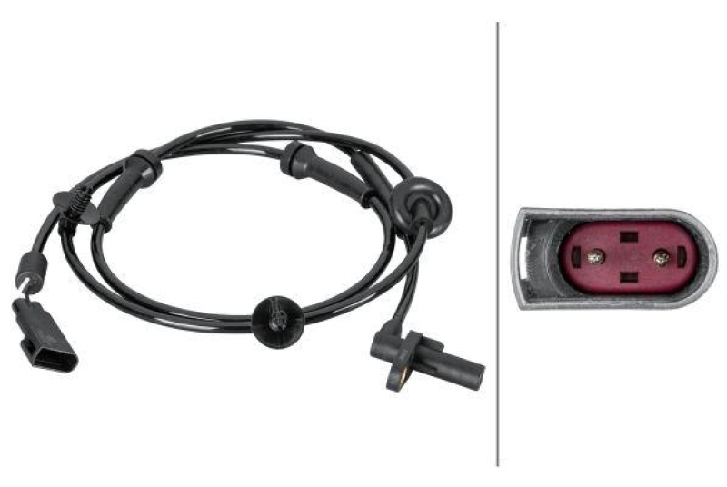 HELLA Sensor, Raddrehzahl 6PU 012 806-621