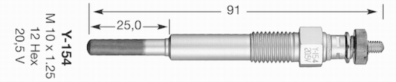 NGK Glow Plug D-Power