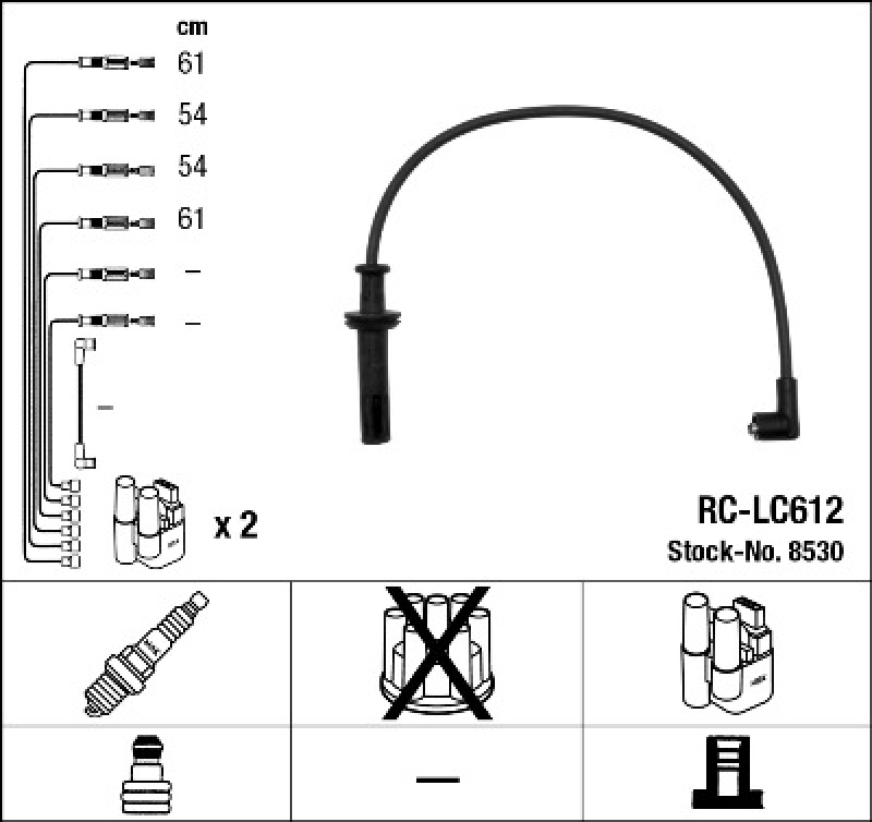 NGK Ignition Cable Kit