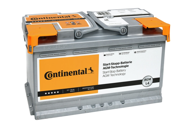 Continental Starterbatterie Start-Stop 80Ah 800A EFB