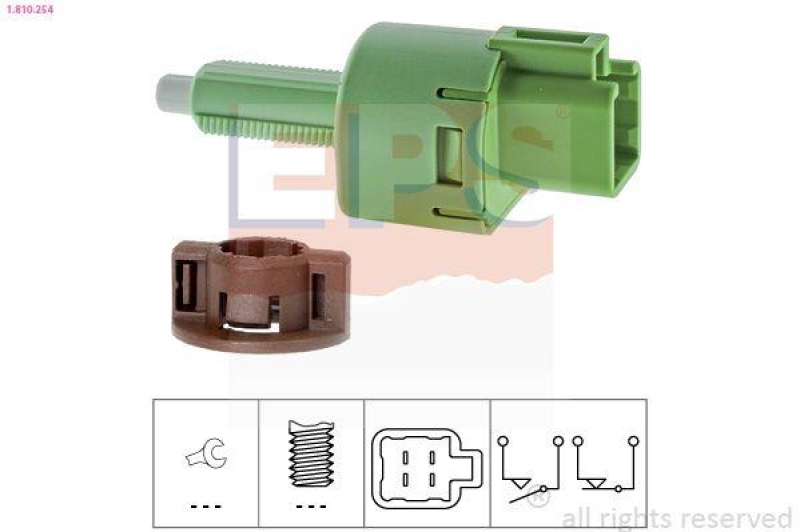 EPS Bremslichtschalter Made in Italy - OE Equivalent