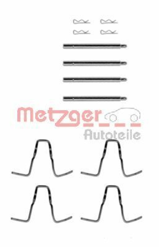 METZGER Zubehörsatz, Scheibenbremsbelag 109-1005
