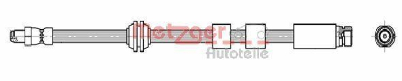 METZGER Brake Hose