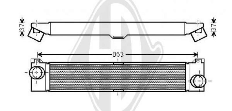 DIEDERICHS Intercooler, charger DIEDERICHS Climate