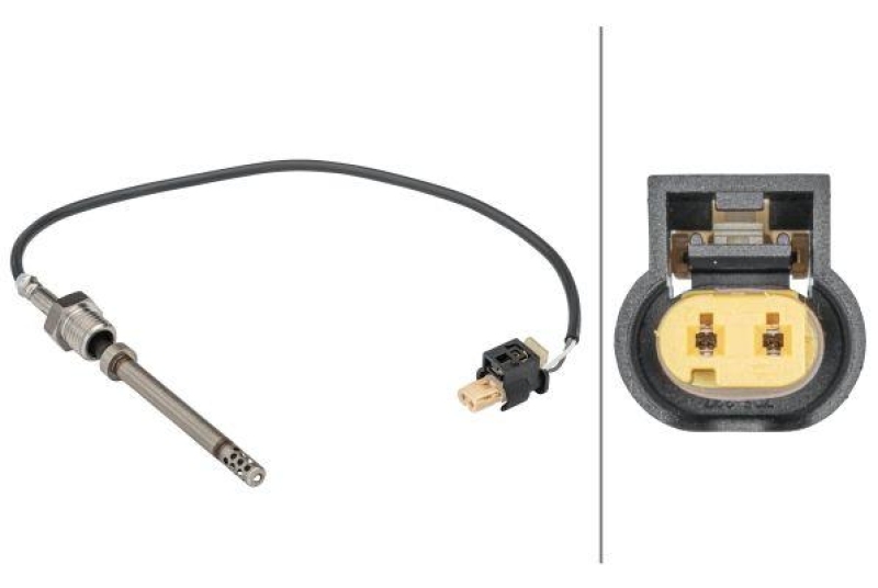 HELLA Sensor, Abgastemperatur 6PT358181-481