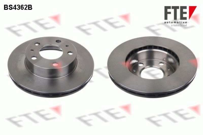 2x FTE Bremsscheibe COATED RANGE