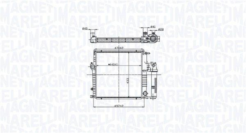 MAGNETI MARELLI K&uuml;hler, Motork&uuml;hlung 350213211600