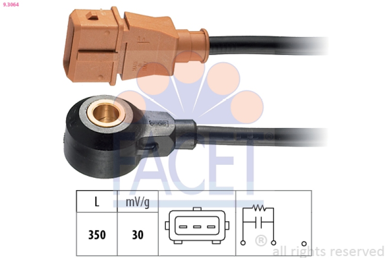 FACET Klopfsensor Made in Italy - OE Equivalent