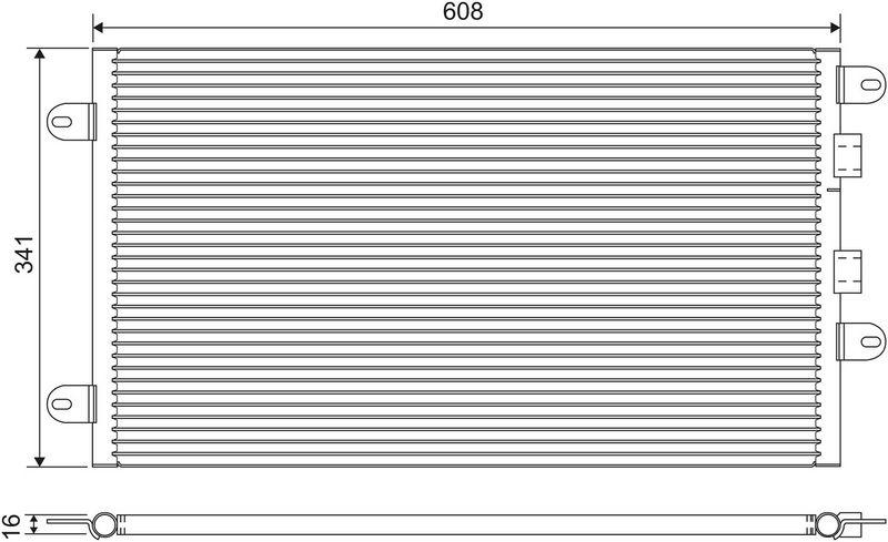 VALEO Kondensator, Klimaanlage 817463