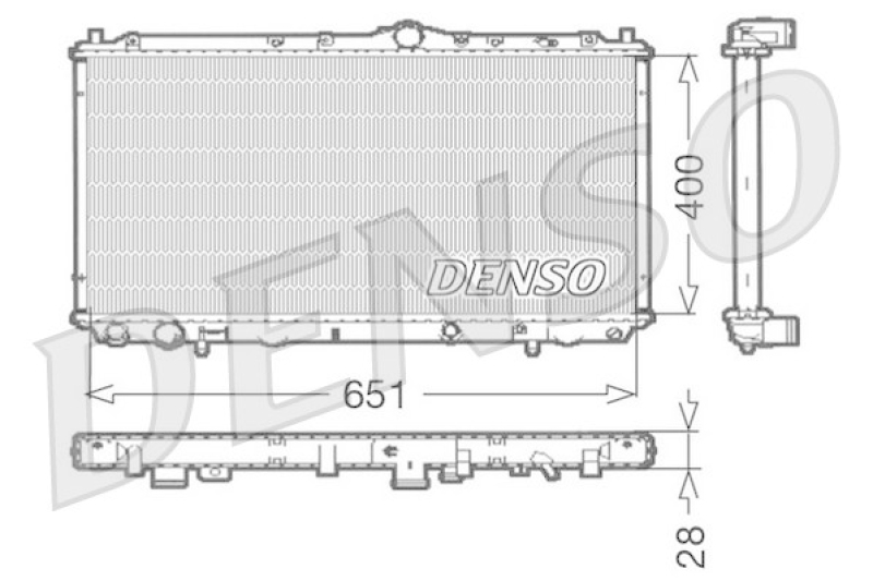 DENSO Radiator, engine cooling