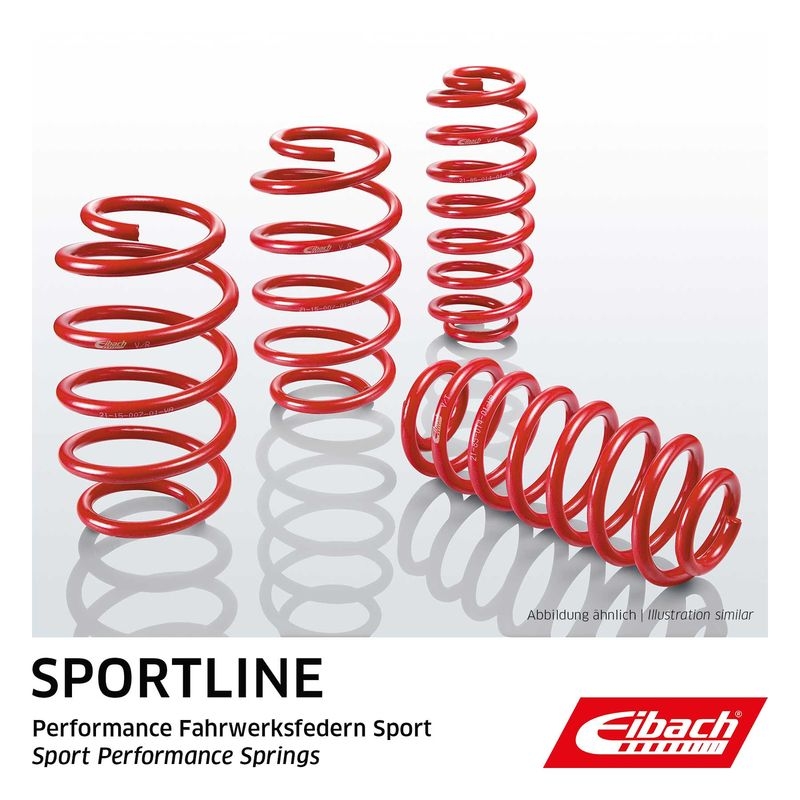 EIBACH Sportline Tieferlegungssatz passend f&uuml;r Audi A3 8P1 VA/HA bis 50/40mm E20-15-007-01-22