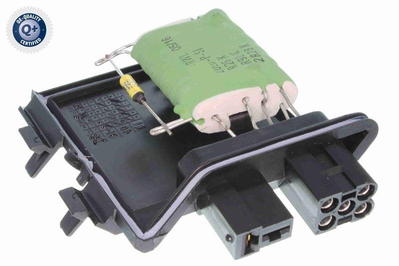 VEMO Regulator, interior blower Q+, original equipment manufacturer quality