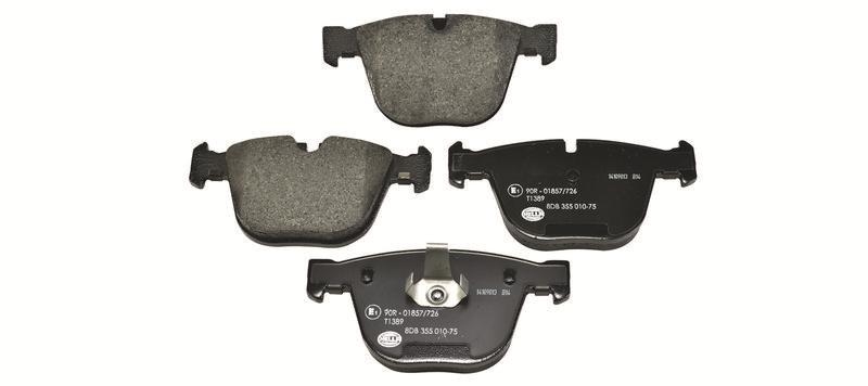 HELLA Bremsbelagsatz, Scheibenbremse 8DB 355 010-751