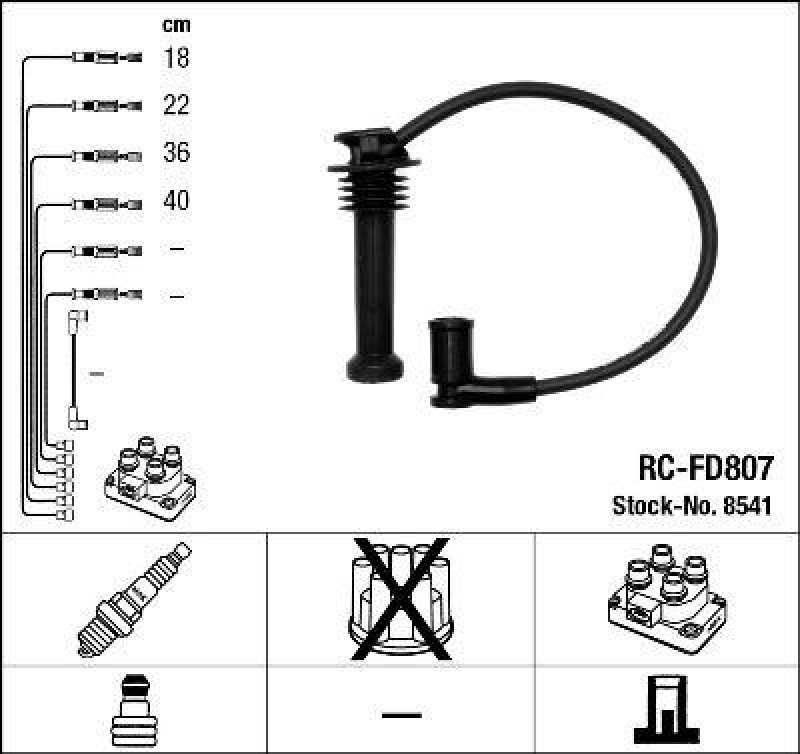 NGK Ignition Cable Kit