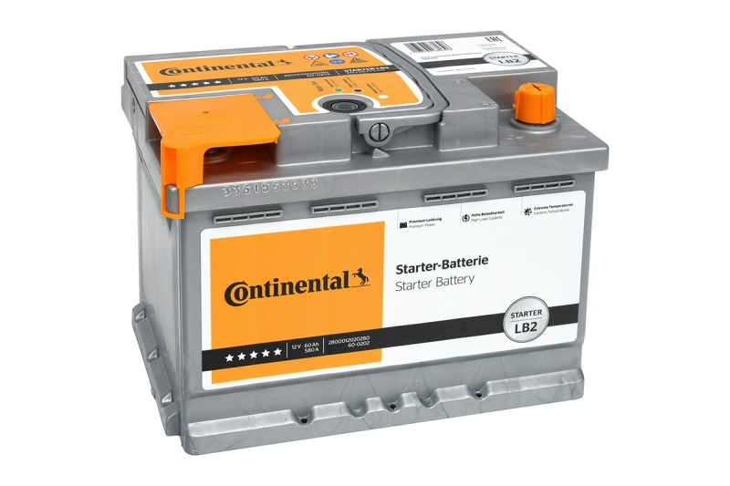 Continental Starterbatterie 60Ah 580A