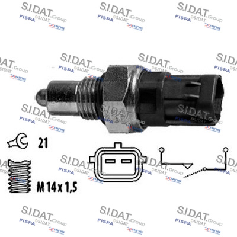 SIDAT Schalter, Rückfahrleuchte