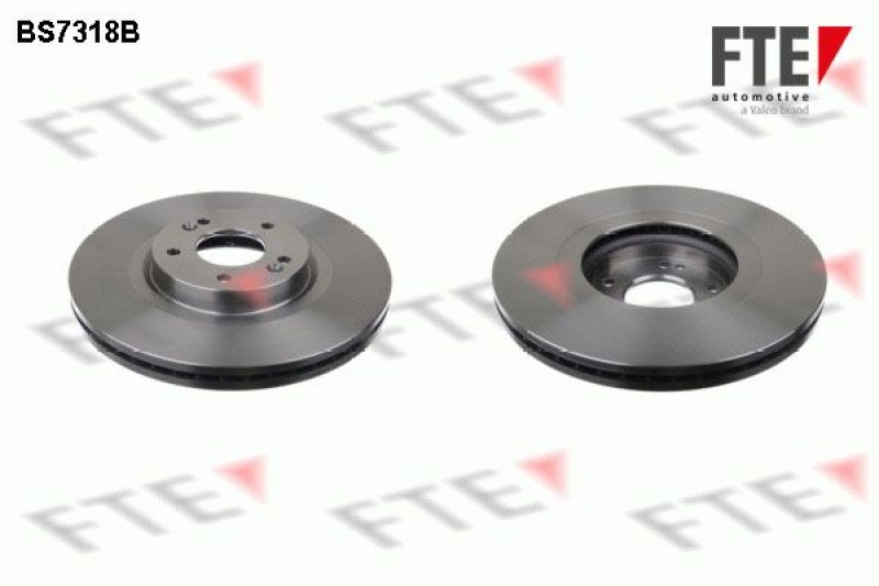 2x FTE Bremsscheibe COATED RANGE