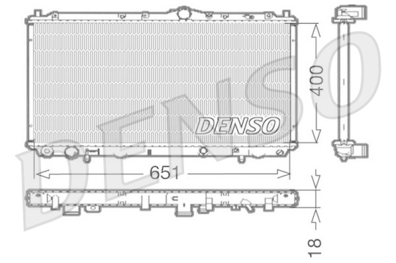 DENSO Kühler, Motorkühlung