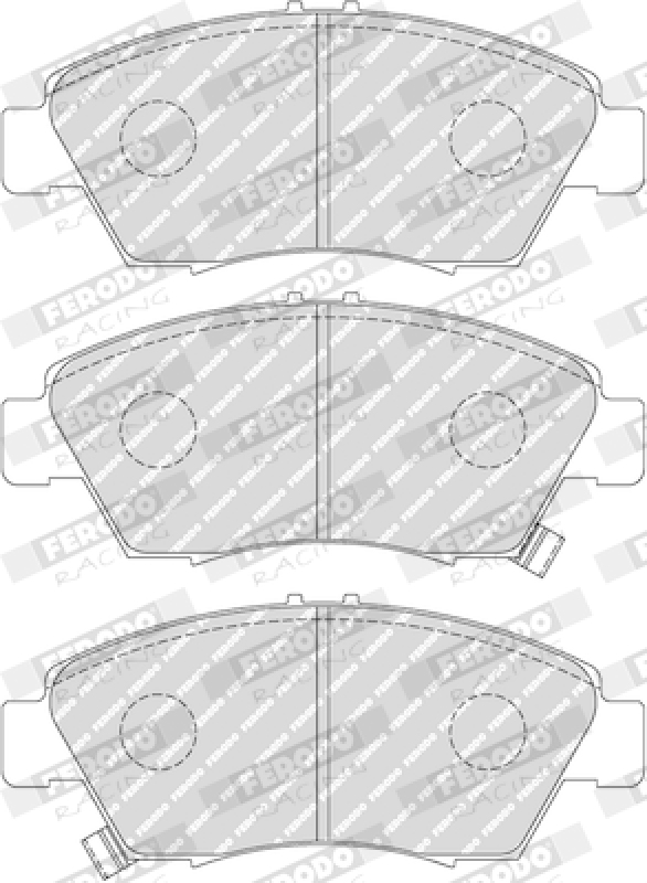 FERODO RACING Bremsbelagsatz, Scheibenbremse