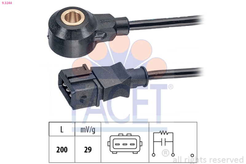 FACET Klopfsensor Made in Italy - OE Equivalent