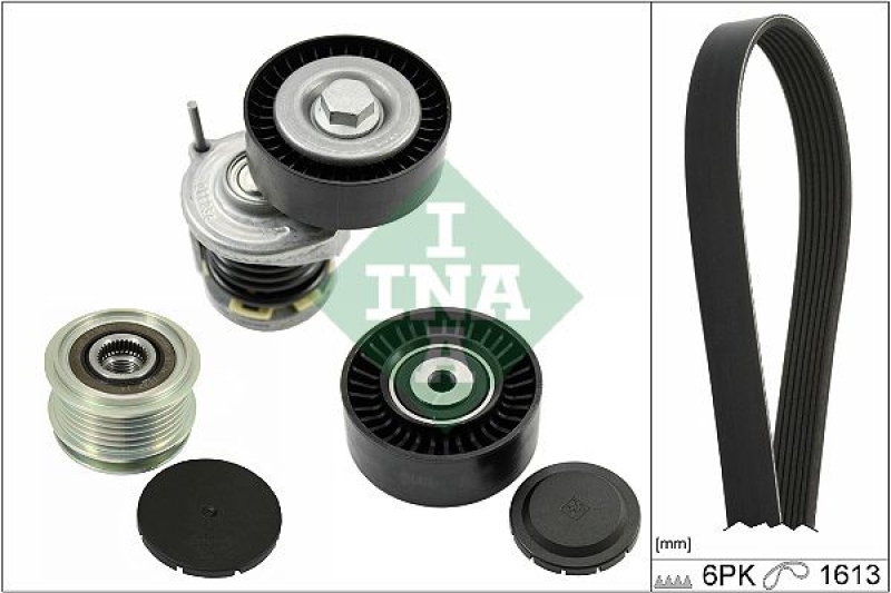 INA V-Ribbed Belt Set